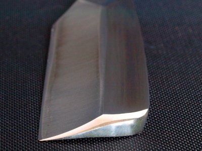 Photo1: [KANETAKA] Japanese Razor (1chogake, White Paper steel, 47mm edge)