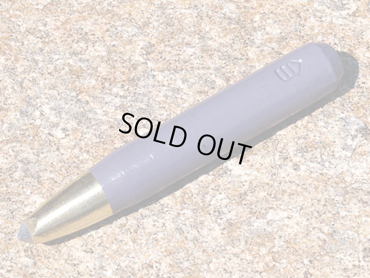 Photo1: [KONDO] Stone Angle picking Chisel (D=25mm Bits=8mm*8mm, roll) (1)