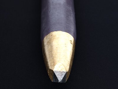Photo1: [KONDO] Stone Angle picking Chisel (D=25mm Bits=8mm*8mm, roll)