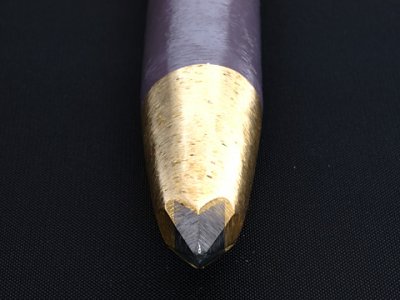 Photo1: [KONDO] Stone Chipping Chisel (D=25mm Bits=9mm*12mm, roll)