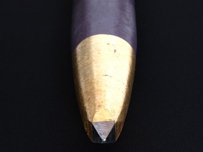 Photo1: [KONDO] Stone Angle picking Chisel (D=28mm Bits=9mm*8mm, roll)
