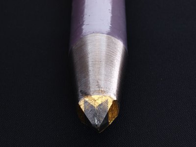 Photo1: [KONDO] Stone Chipping Chisel (D=25mm Bits=9mm*12mm, embed)