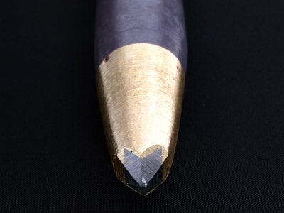 Photo1: [KONDO] Stone Chipping Chisel (D=30mm Bits=10mm*12mm, roll)