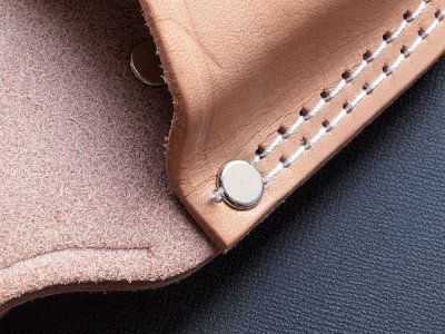 Photo2: [Tobisho] Leather sheath for SR-1, A-type 200mm, B-type 200mm