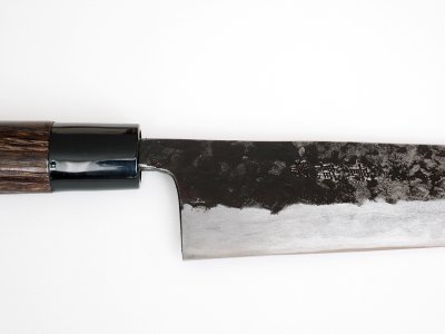 Photo3: [KISUKE] Santoku hocho (about 165mm brade, white paper steer No.2)