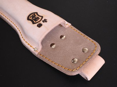 Photo3: [Tobisho] Leather sheath for any type of One hand secateurs