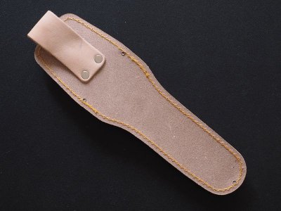 Photo1: [Tobisho] Leather sheath for any type of One hand secateurs