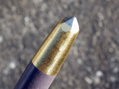 Photo3: [KONDO] Stone Chipping Chisel (D=22mm Bits=9mm*12mm, roll)