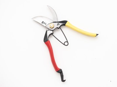 Photo1: [Tobisho] Pruners A-type 185mm (Full body forged / Red and Yellow taped handle)