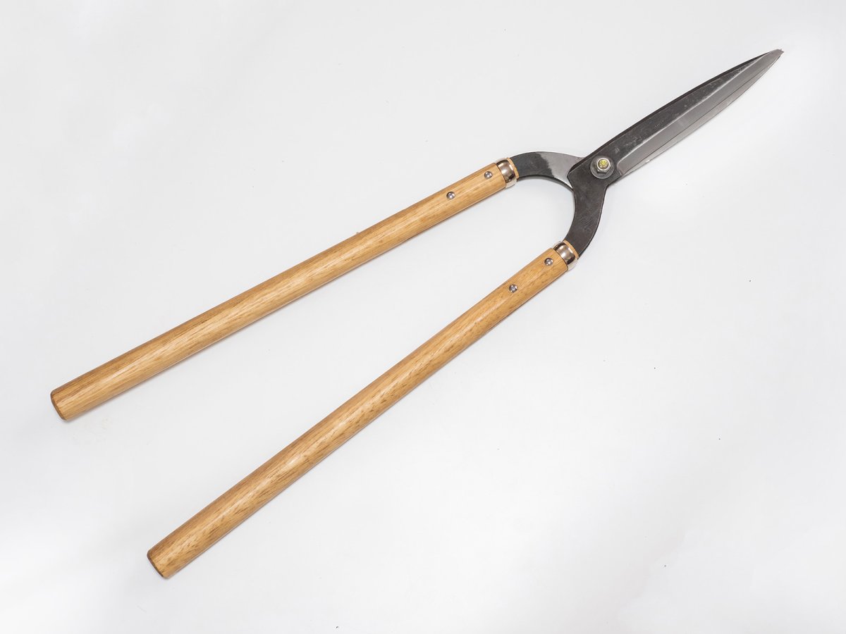 Photo1: [Sasaoka] Mon-Gata Karikomi Shears (White Paper Steel No.2) Tetsufuku Variant (1)