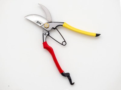 Photo1: [Tobisho] Pruners A-type 200mm (Red and Yellow taped handle)