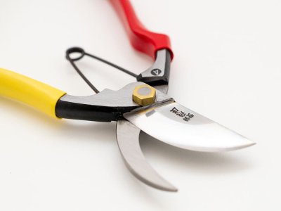 Photo2: [Tobisho] Pruners A-type 200mm (Red and Yellow taped handle)