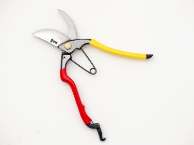 Photo1: [Tobisho] Pruners A-type 225mm (Red and Yellow taped handle)