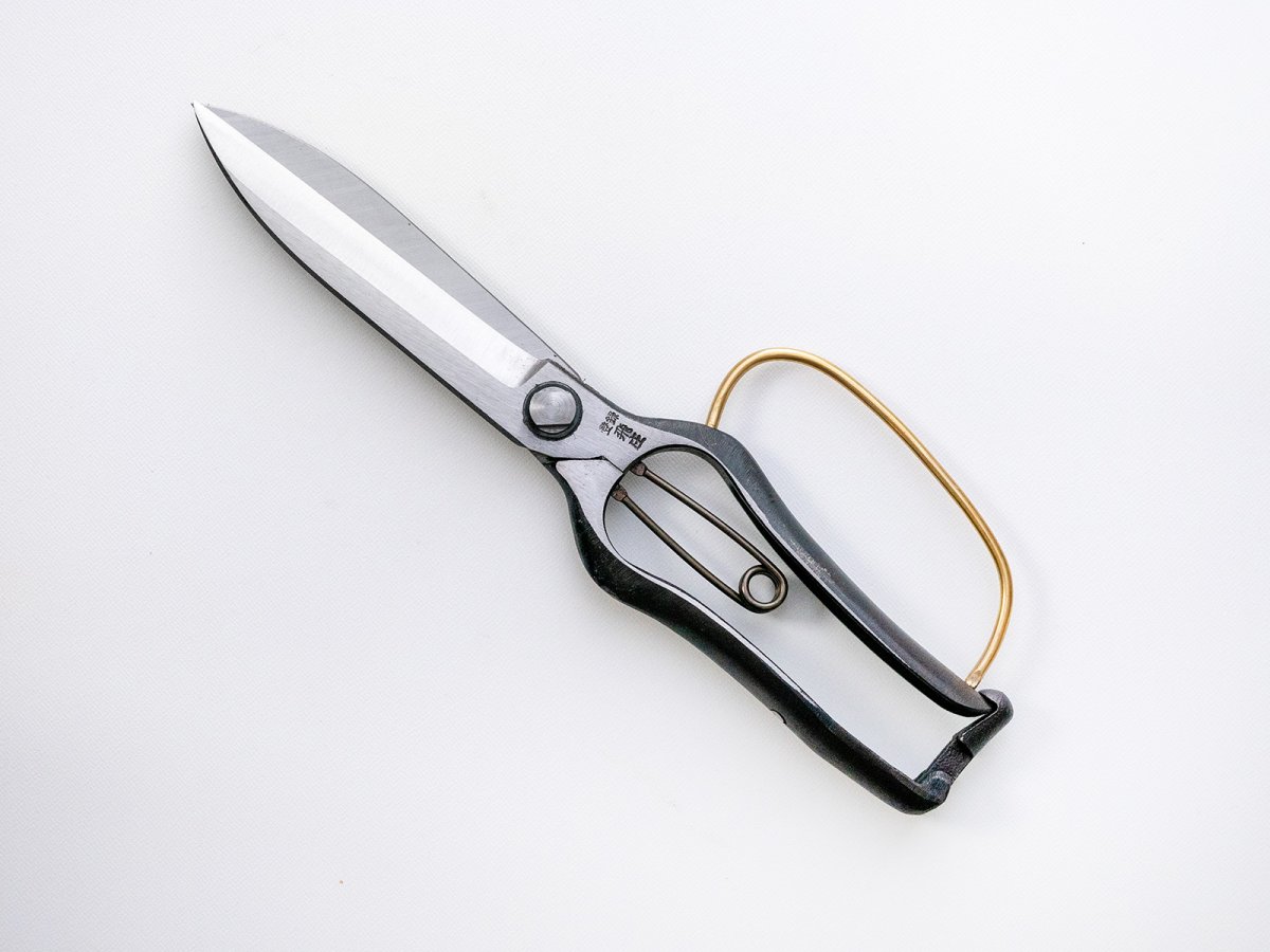Photo1: [Tobisho] Topiary shears 270mm with Gard-Ring (Double and Straight blade / Black handle) (1)