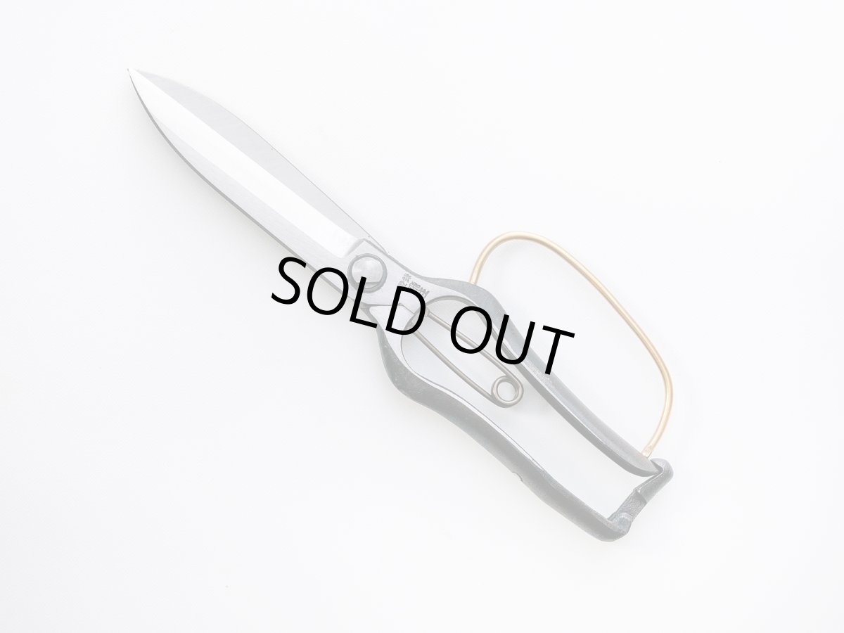 Photo1: [Tobisho] Topiary shears 270mm with Gard-Ring (Double and Straight blade / Black handle) (1)