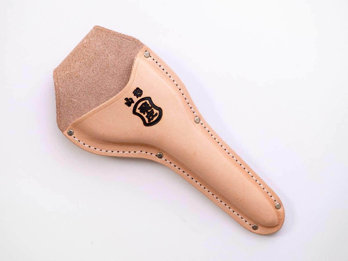 Photo1: [Tobisho] Leather sheath for Topiary shears with guard ring variant (1)