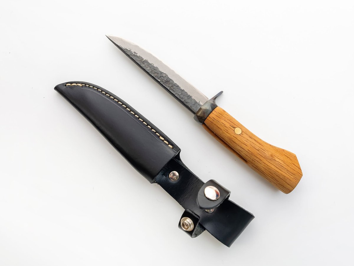 Photo1: [Sasaoka] Black-Forged Japanese Knife (Small) (1)