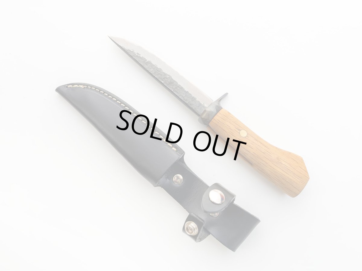 Photo1: [Sasaoka] Black-Forged Japanese Knife (Small) (1)