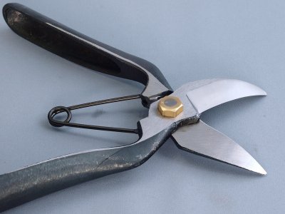 Photo3: [Tobisho] Double-Bladed Pruning Shears (Curved Blade) 185mm (7.3")