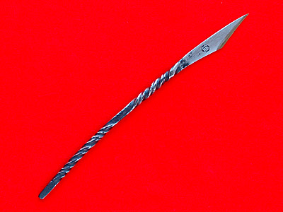 Photo1: [KANETAKA] Cutting knife (righthand, White Paper steel, Torsion design) (1)